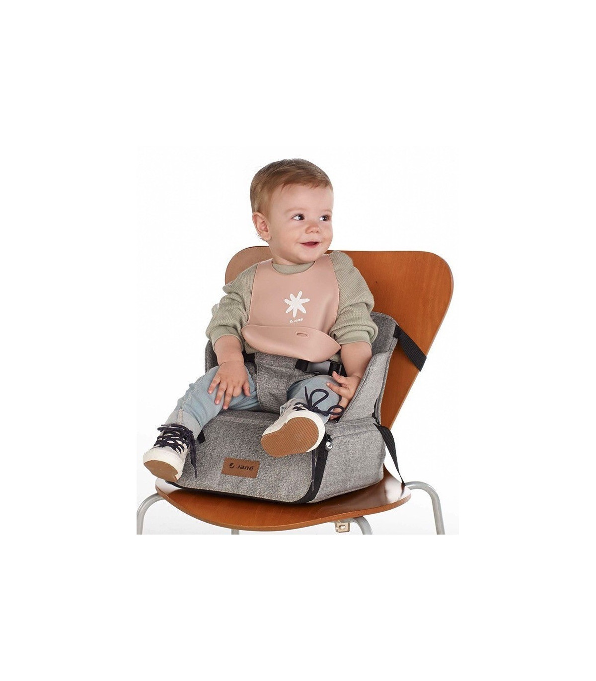 EL PETIT PRÍNCEP ® - trona portatil bebe - pack trona bebe con dos baberos  bebe impermeables de