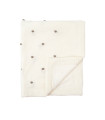 Manta dots tricot con coralina (80x100) Bimbidreams Dormir