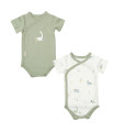 Pack 2 body bebé manga corta (0/1m) Casual Trex