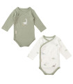 Pack 2 body bebé manga larga  (0/1m) Casual Trex