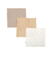 Toalla bebé 3 unidades (30x30) Casual Ciel