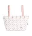 Bolso Organizador Aura  Beige/Flores Cambrass 13X38X20 Cm