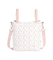 Bolso Talega Aura Beige/Flores Cambrass 12X40X35 Cm